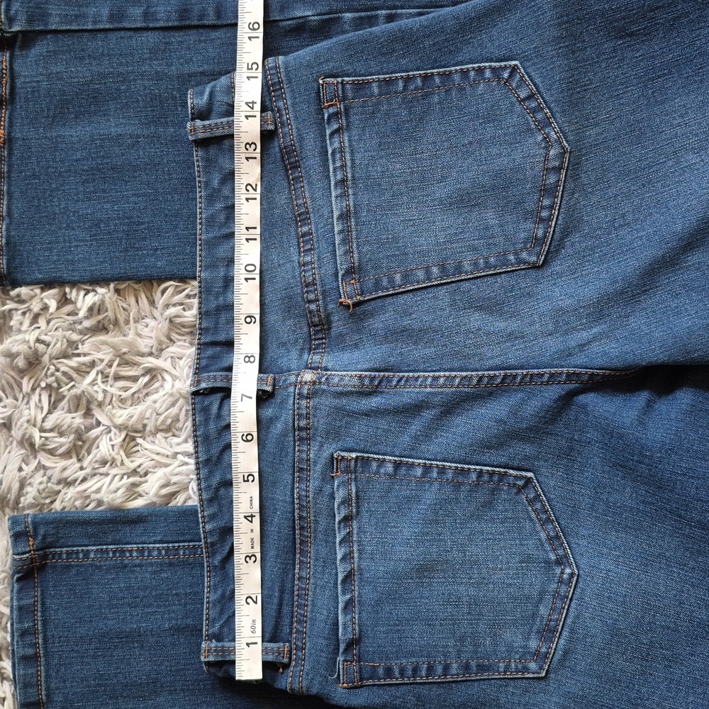 Faded‎ Glory Classic Blue Denim Jeans Woman's Size 10 Ultimate Boot BoxE - Picture 4 of 10